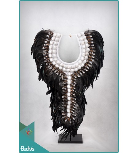 Wholesale Tribal Necklace Shell Decorative On Stand Interior