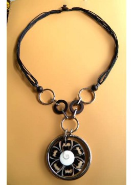 wholesale Wood Beads Necklace Pendant by Edi yanto, Costume Jewellery