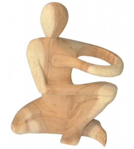 Wood Carving Abstract Statue