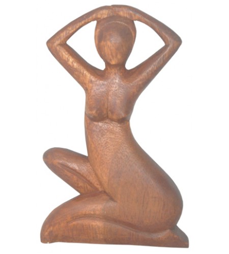 Wood Carving Abstract Woman