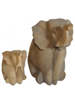 wholesale Wood Carving Elephant, Home Decoration