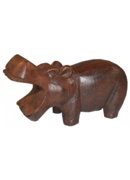 wholesale Wood Carving Hippopotamus, Home Decoration