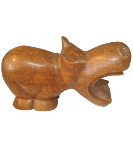 Wood Carving Hippopotamus