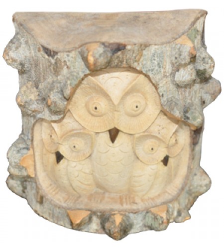 Wood Carving Owl 2 Baby
