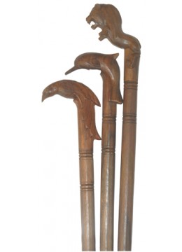 wholesale Wood Carving Stick Animal, Home Decoration