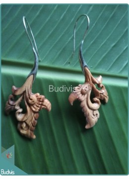 wholesale Wooden Balinese Style Body Piercing Sterling Silver Hook 925, Costume Jewellery