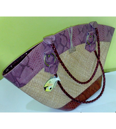 Woven Bamboo Handbag