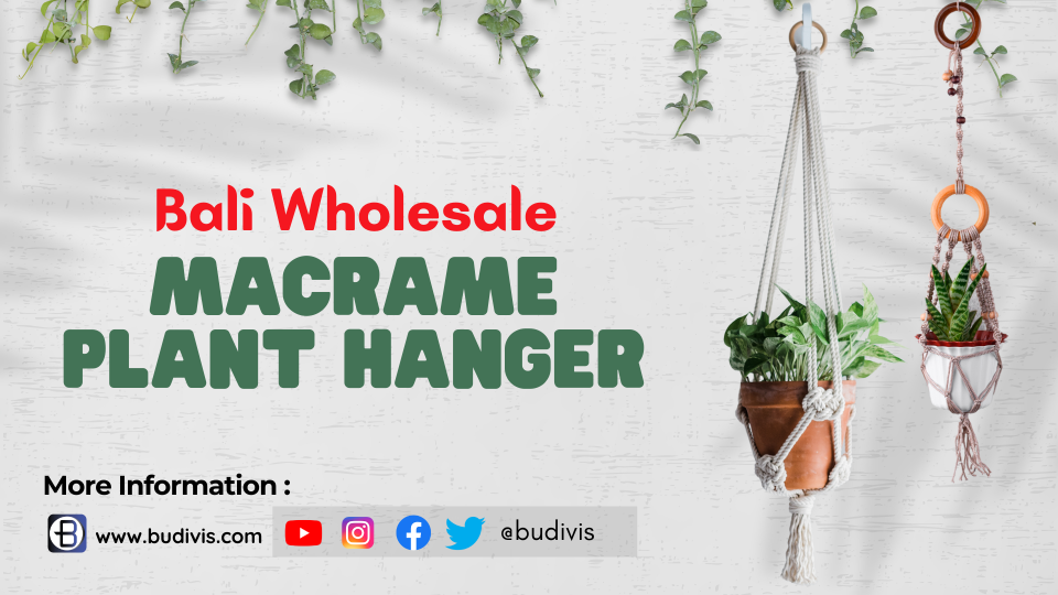 Elevate Your Interior Design with Wholesale Macrame Plant Hangers: A Trendy and Eco-Friendly Choice