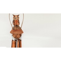 Bamboo Wind Chimes with Owl Decoration: The Perfect Eco-Friendly Addition to Your Home