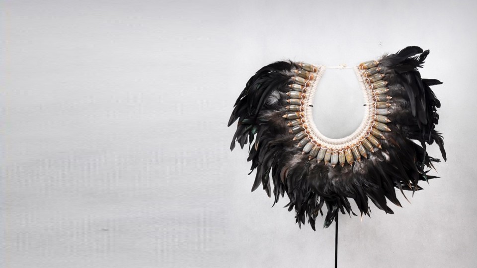 Tribal Necklace on Stand: The Perfect Home Decoration from Budivis Shop