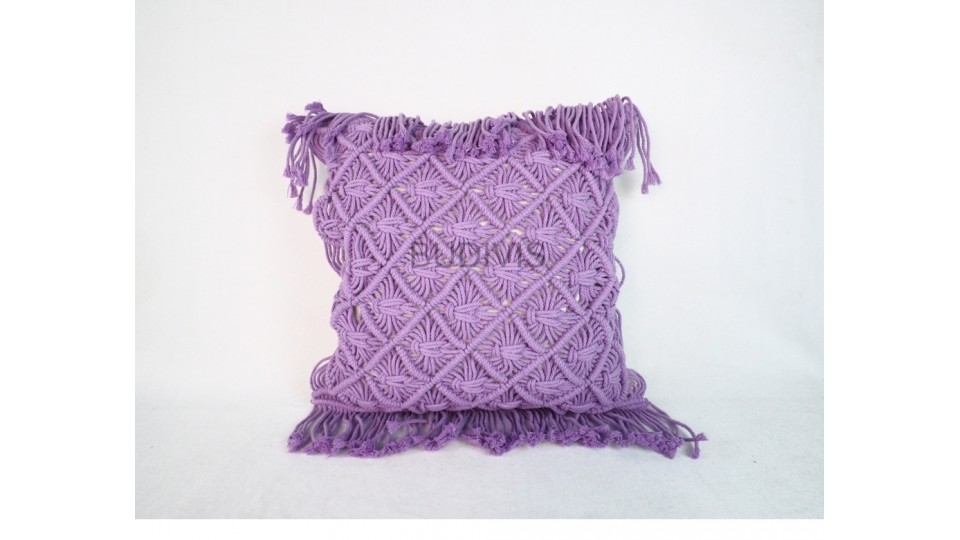 Create a Cozy and Chic Home with a Hand Knot Macrame Pillow Cover