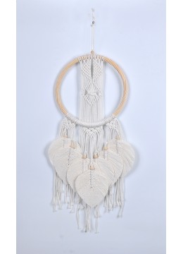 wholesale bali Macrame Dreamcatcher Wall Hanging Decoration , Leaf Macramme Decoration, Home Decoration