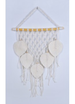 wholesale bali Big Size Leaf Macrame Wall Hanging , Bed Room Decoration, Home Decoration