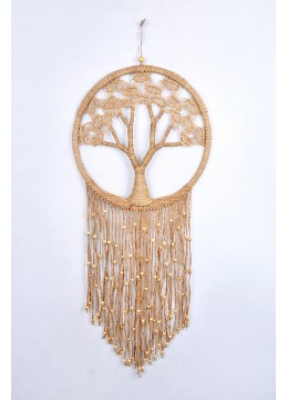 wholesale bali Tree Model Circle Macrame Dreamcatcher Wall Hanging Decoration, Home Decoration