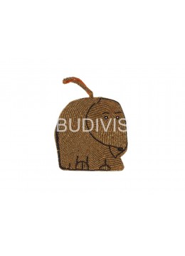 wholesale bali Brown Elephant Beaded Wallet, Fashion Bags