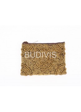 wholesale bali Gold Rectangle Beaded Wallet, Fashion Bags