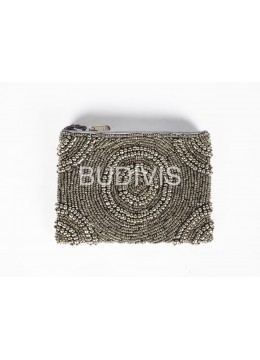 wholesale bali Silver Rectangle Beaded Wallet, Fashion Bags