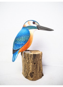 wholesale bali Realistic Wooden Bird Common Kingfisher, Home Decoration