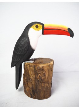 wholesale bali Wooden Bird Toco Toucan, Home Decoration