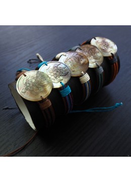 wholesale bali Adjustable Friendship Bracelets Seashell Décor on Top, Costume Jewellery