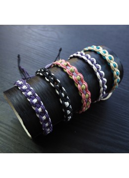 wholesale bali Briaded Rope Adjustable Friendship Bracelets Multi Strands, Costume Jewellery
