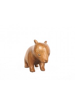 wholesale bali Wooden Animal Statue Model Baby Bear, Home Decoration