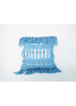 wholesale bali Custom Macrame Hand Knitted Boho Style Pillowcase, Handicraft