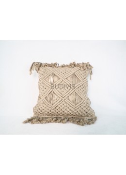 wholesale bali Home Decoration Macrame Hand Knitted Boho Style Pillowcase, Handicraft