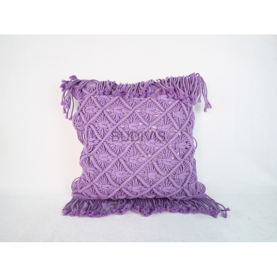 Macrame Hand Knitted Boho Style Pillowcase Home Ornament Decoration