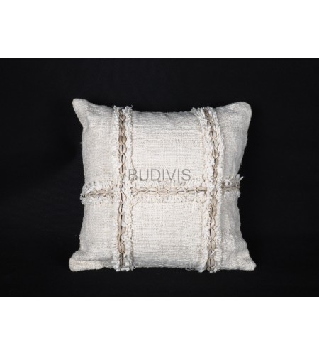 Home Ornament Bohemian Burlap Macrame Hand Knitted Pillowcase