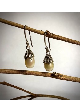 Image of 925 Sterling Solid Silver Smooth Tear Drop Stone Earrings Costume Jewellery Source: CV.Budivis in Bali, Indonesia