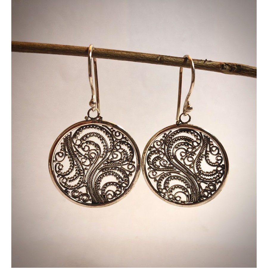 Antique Sterling Silver 925 Earring