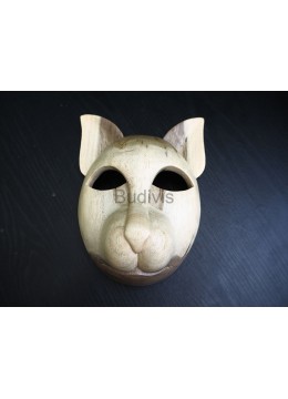 wholesale bali Cat Wooden Mask Decoration, Home Decoration