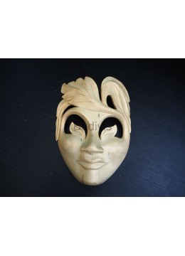 wholesale bali Nature Lady Wooden Mask Decoration, Home Decoration