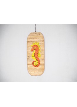 wholesale bali Wind Spinner With Seahorses Hand Painting, Accept Custom Painting, Garden Decoration
