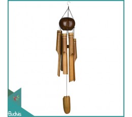 Image of Wholesale Out Door Hanging Coco Pieces Bamboo Wind Chimes Bamboo Crafts Source: CV.Budivis in Bali, Indonesia