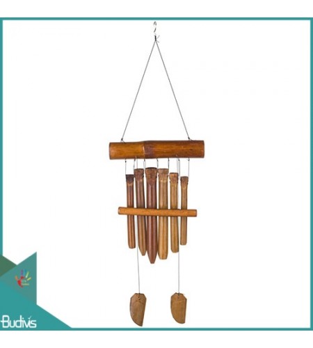 Bali Outdoor Hanging Group Bamboo Wind Chimes
