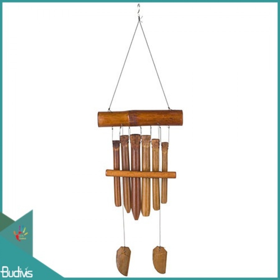 Bali Outdoor Hanging Group Bamboo Wind Chimes