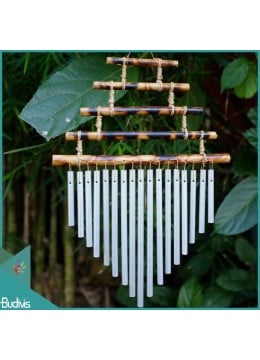wholesale bali Wholesale Out Door Hanging Bamboo Wind Chimes Alumunium, Bamboo Crafts