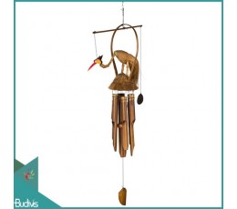 Image of Manufactured Out Door Hanging Bird Bamboo Wind Chimes Bamboo Crafts Source: CV.Budivis in Bali, Indonesia