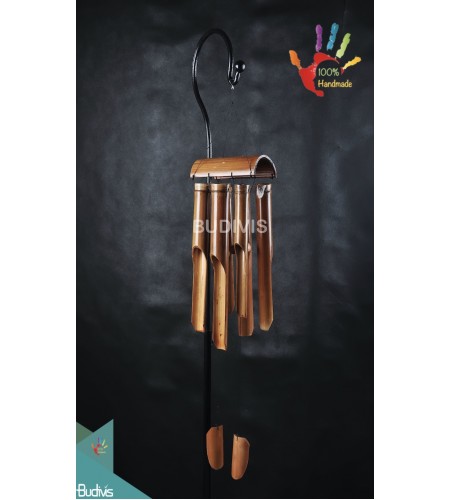 Angklung Style Outdoor Hanging Bamboo Windchimes