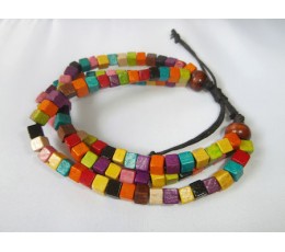 Image of Beaded Bracelet Wood Multi Bracelets Source: CV.Budivis in Bali, Indonesia