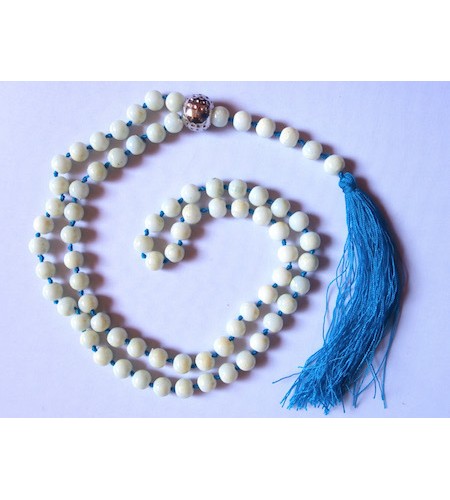 Beaded Tassel Necklace Knotted