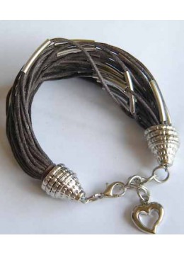 wholesale bali Multi-Cord Charm Bracelet, Costume Jewellery