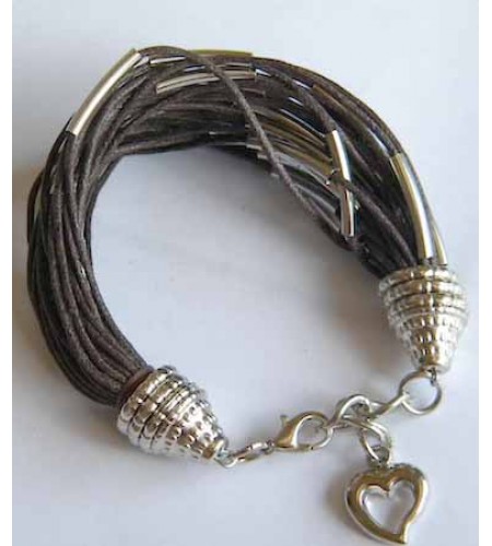 Multi-Cord Charm Bracelet
