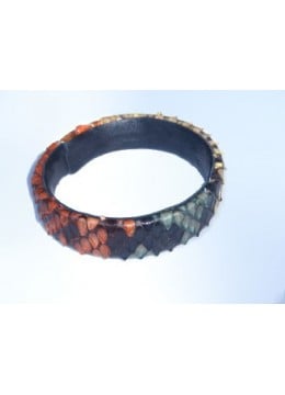 wholesale bali Tiny Bangle Leather Snake, Costume Jewellery