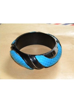 wholesale bali Wooden Bangle Leather Snake, Costume Jewellery