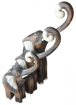 Image of Elephant set 0f 3 Animal Statue Costume Jewellery Source: CV.Budivis in Bali, Indonesia