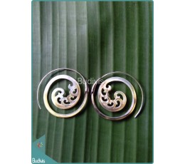 Image of Spiral Koru Earrings Sterling Silver Hook 925 Costume Jewellery Source: CV.Budivis in Bali, Indonesia