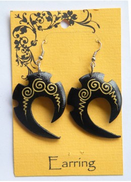 wholesale bali Bali Wood Earring, Costume Jewellery